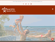 Tablet Screenshot of hotelsantacatalinapanama.com